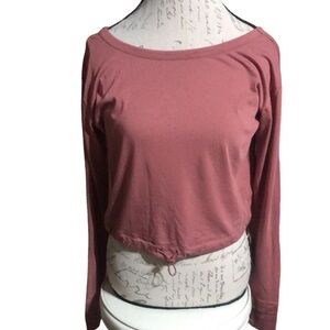 FLX Pink Long Sleeve Top Size XS